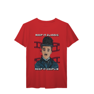 Nome do produto T-Shirt Prime – Keep It Classic, Keep It Chaplin