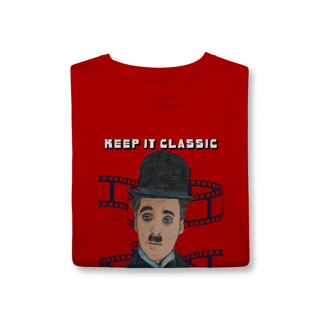 Nome do produto T-Shirt Classic – Keep It Classic, Keep It Chaplin