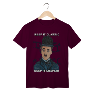 Nome do produto T-Shirt Classic – Keep It Classic, Keep It Chaplin