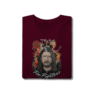 Nome do produto T-Shirt Quality Foo Fighters Burning