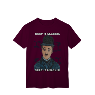 Nome do produto T-Shirt Classic – Keep It Classic, Keep It Chaplin