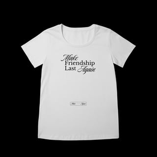Nome do produtoMake Friendship Last Again - Baby Long - Make Again