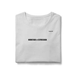 Nome do produto Camiseta Baby Long Pima Hidratada & Estressada | Mood Verão 2026