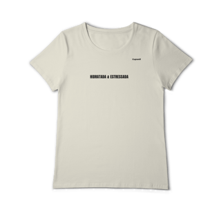 Nome do produto Camiseta Baby Long Pima Hidratada & Estressada | Mood Verão 2026