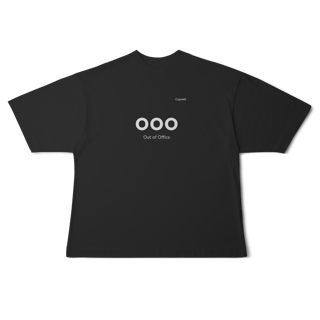 Nome do produto Camiseta Oversized Cupwell OOO: Out of Office