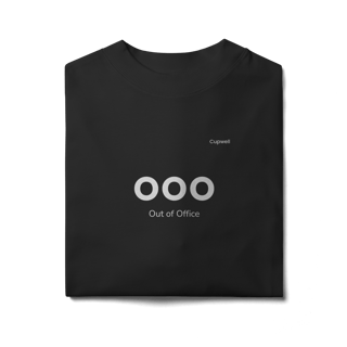 Nome do produto Camiseta Oversized Cupwell OOO: Out of Office