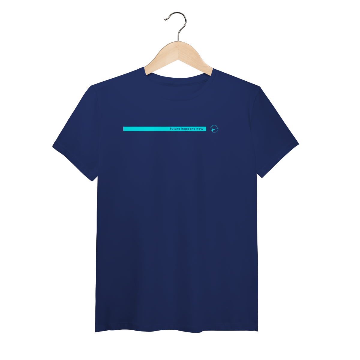 Nome do produto: Future happens now - T-Shirt Pima
