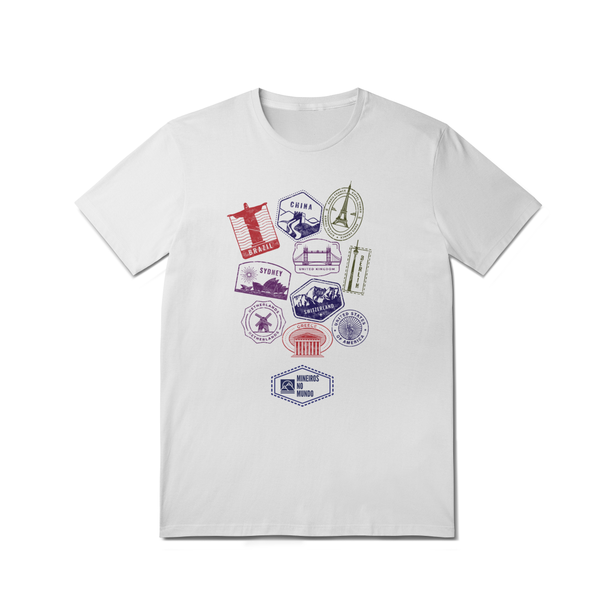 Nome do produto: Camisa Carimbo viagem