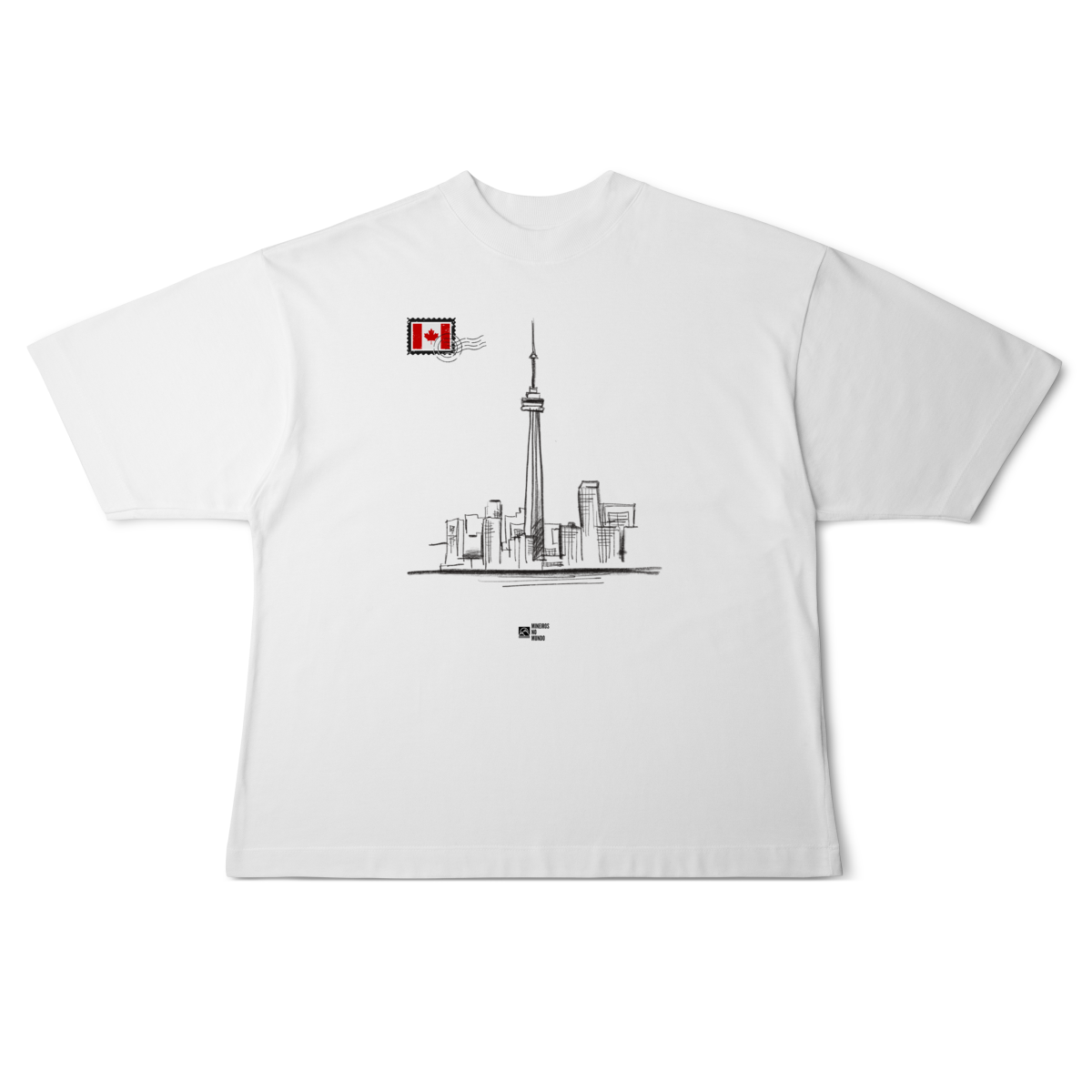 Canadá - Carimbo Oversized