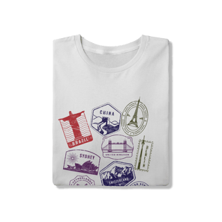 Nome do produto Camisa Carimbo viagem