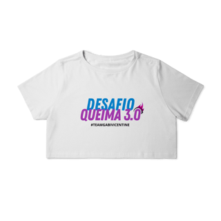 Nome do produto Camisa Cropped QUEIMA 3.0