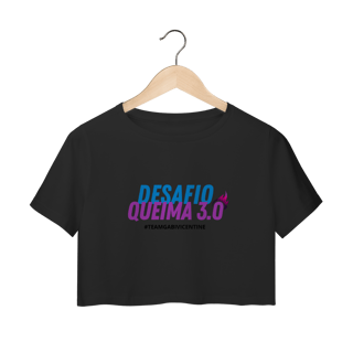 Nome do produto Camisa Cropped QUEIMA 3.0