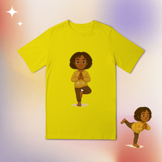 Nome do produtoCamiseta Infantil 10 a 14 Universo Hatha - Árvore