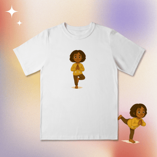 Camiseta Infantil 2 a 8 Universo Hatha - Árvore