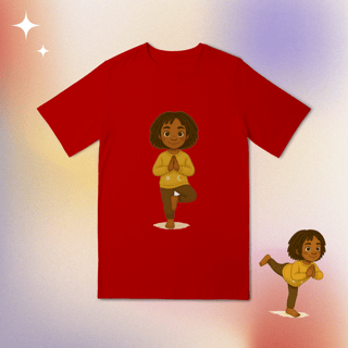 Nome do produtoCamiseta Infantil 10 a 14 Universo Hatha - Árvore