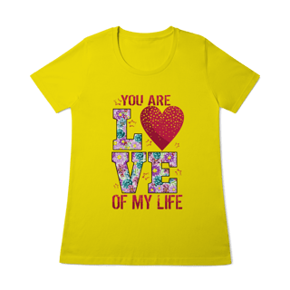 Nome do produtoCamiseta Baby Look - Love my Life