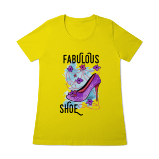 Nome do produtoCamiseta Baby Look - Fabulous Shoe