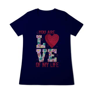 Nome do produtoCamiseta Baby Look - Love my Life