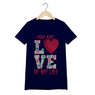 Nome do produtoCamiseta Baby Look - Love my Life