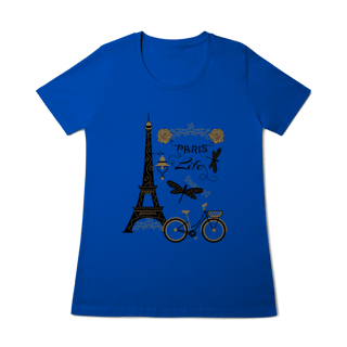 Nome do produtoCamiseta Baby Look - Paris Life