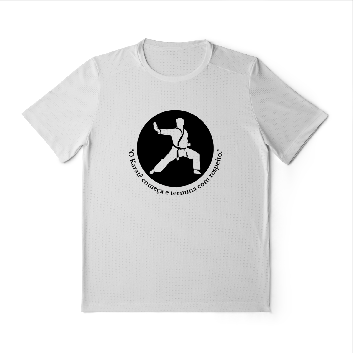 Nome do produto: Camiseta Sport Dry UV - Frases Karatê-Do 