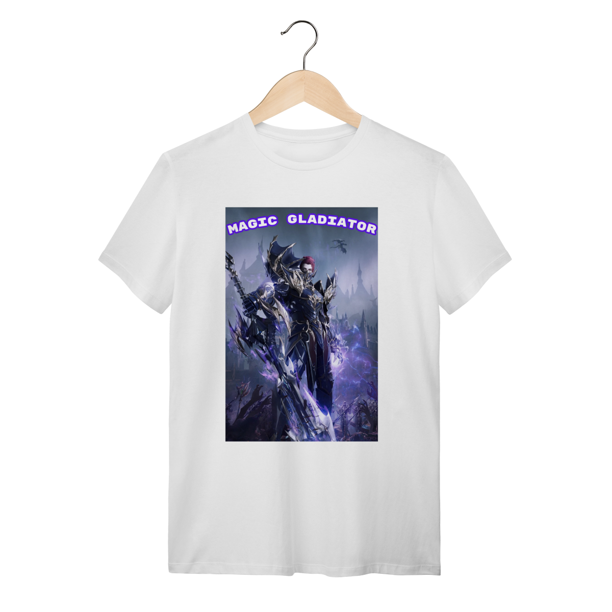 Nome do produto: Camiseta T-Shirt Quality Mu Online Magic Gladiator
