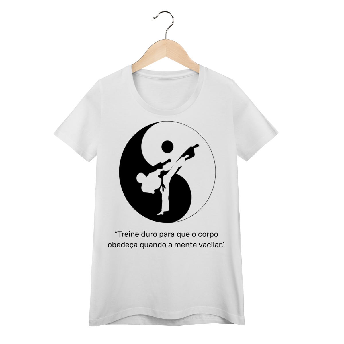 Nome do produto: Baby Look Quality Esporte - Frases Karatê-Do