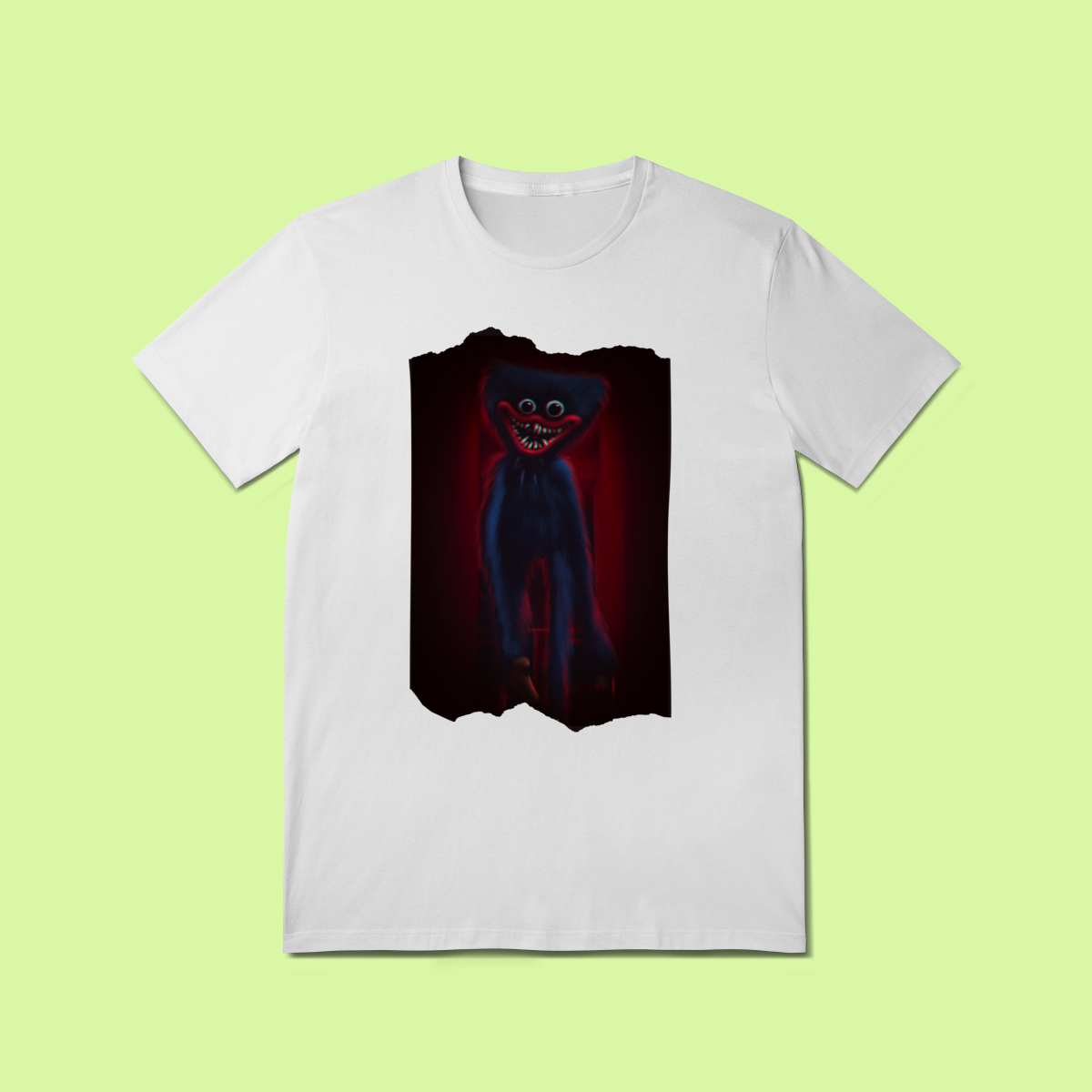 Nome do produto: Camiseta T-Shirt Quality Poppy Playtime - Hugi Wugi