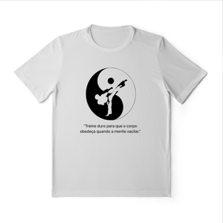 Camiseta Sport Dry UV - Frases Karatê-Do 