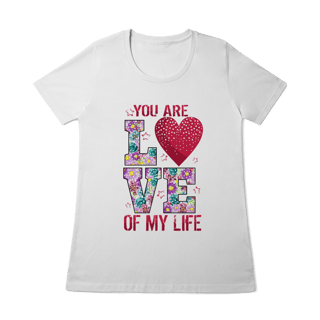 Nome do produtoCamiseta Baby Look - Love my Life