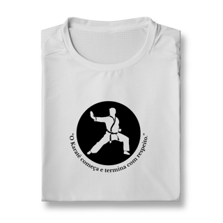 Nome do produtoCamiseta Sport Dry UV - Frases Karatê-Do 