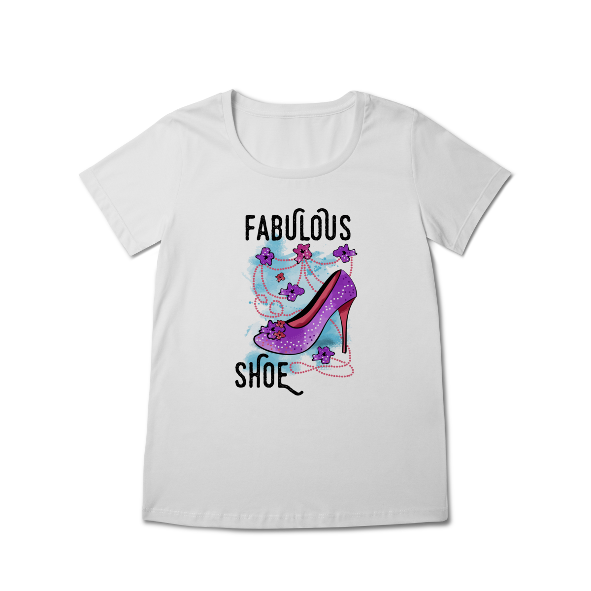 Nome do produto: Camiseta Baby Look - Fabulous Shoe