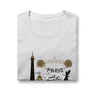 Nome do produtoCamiseta Baby Look - Paris Life