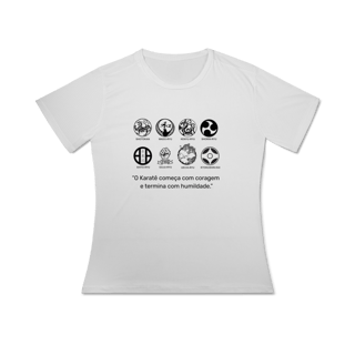 Nome do produtoBaby Look Sport Dry UV - Estilos de Karatê