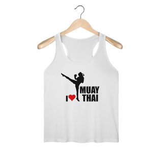 Nome do produtoRegata Fem sport Dry UV - Eu amo Muay Thai