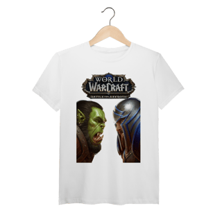 Nome do produtoCamiseta Pima Gamer - World of Warcraft