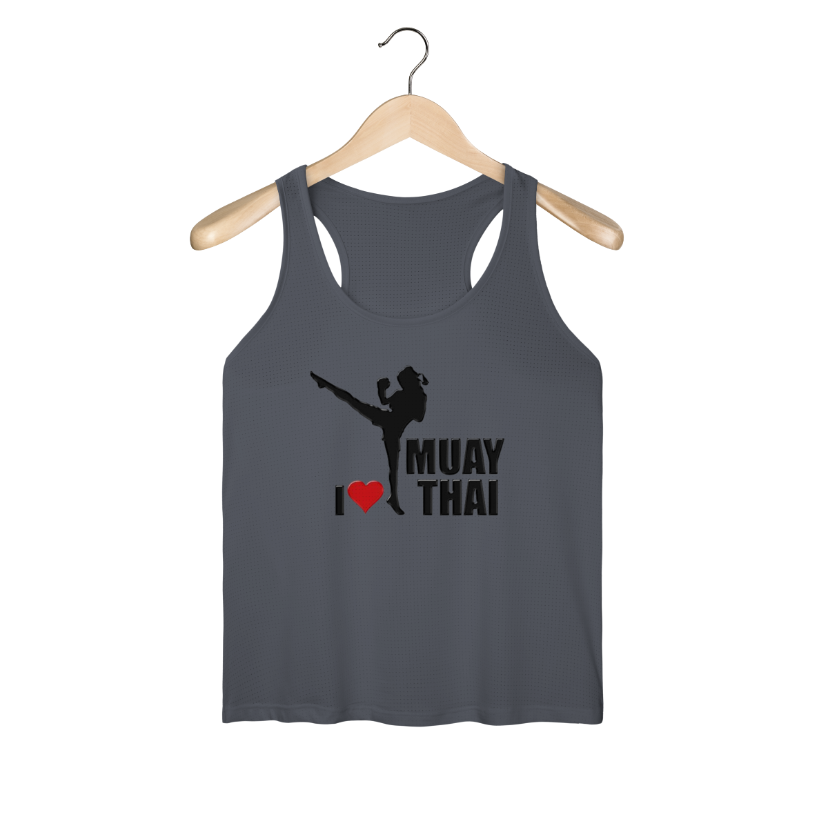 Nome do produto: Regata Fem sport Dry UV - Eu amo Muay Thai