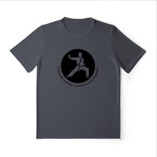 Nome do produtoCamiseta Sport Dry UV - Frases Karatê-Do 