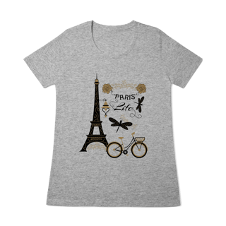 Nome do produtoCamiseta Baby Look - Paris Life
