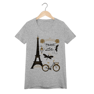 Nome do produtoCamiseta Baby Look - Paris Life
