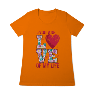 Nome do produtoCamiseta Baby Look - Love my Life