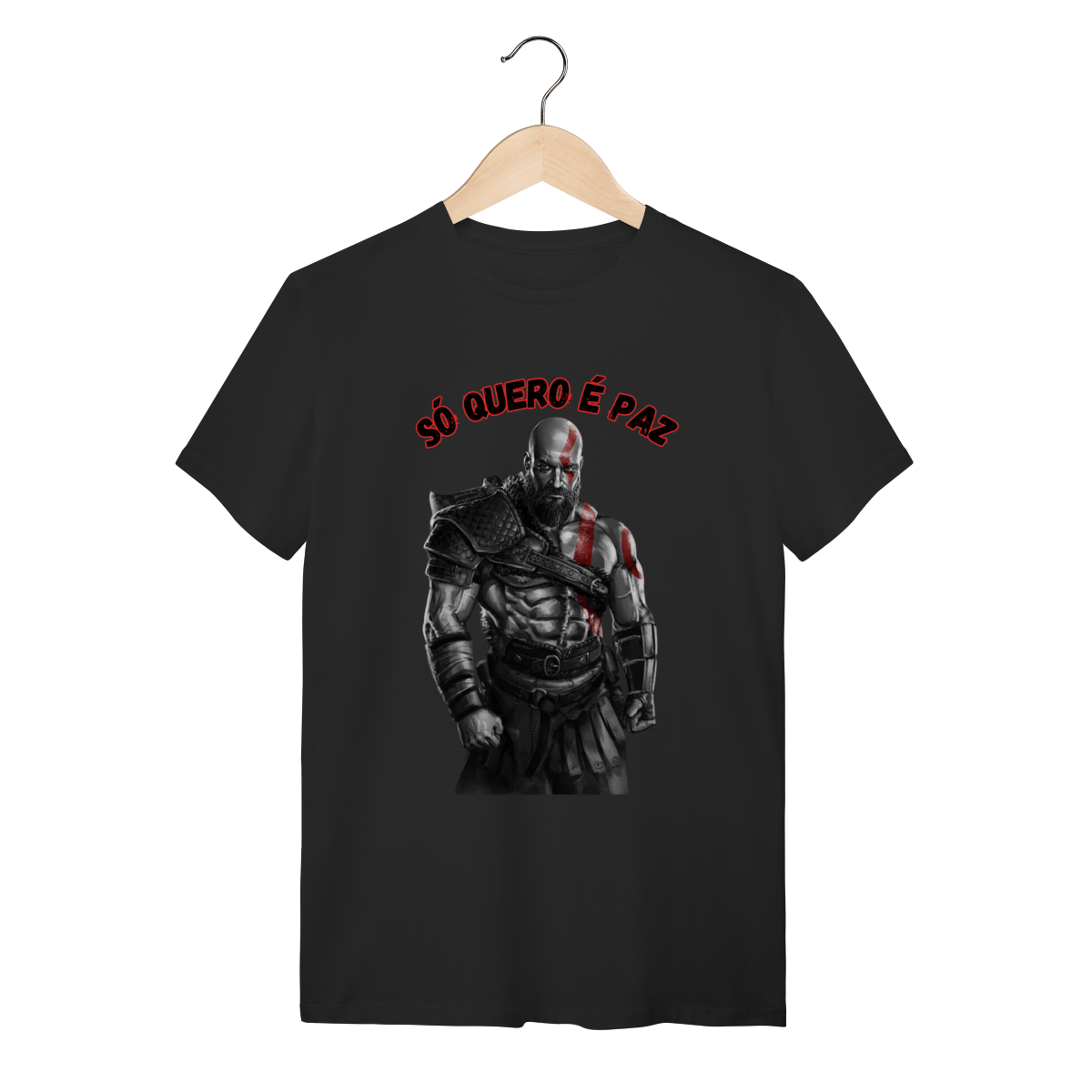 Nome do produto: Camiseta Quality Linha Dark - God of War