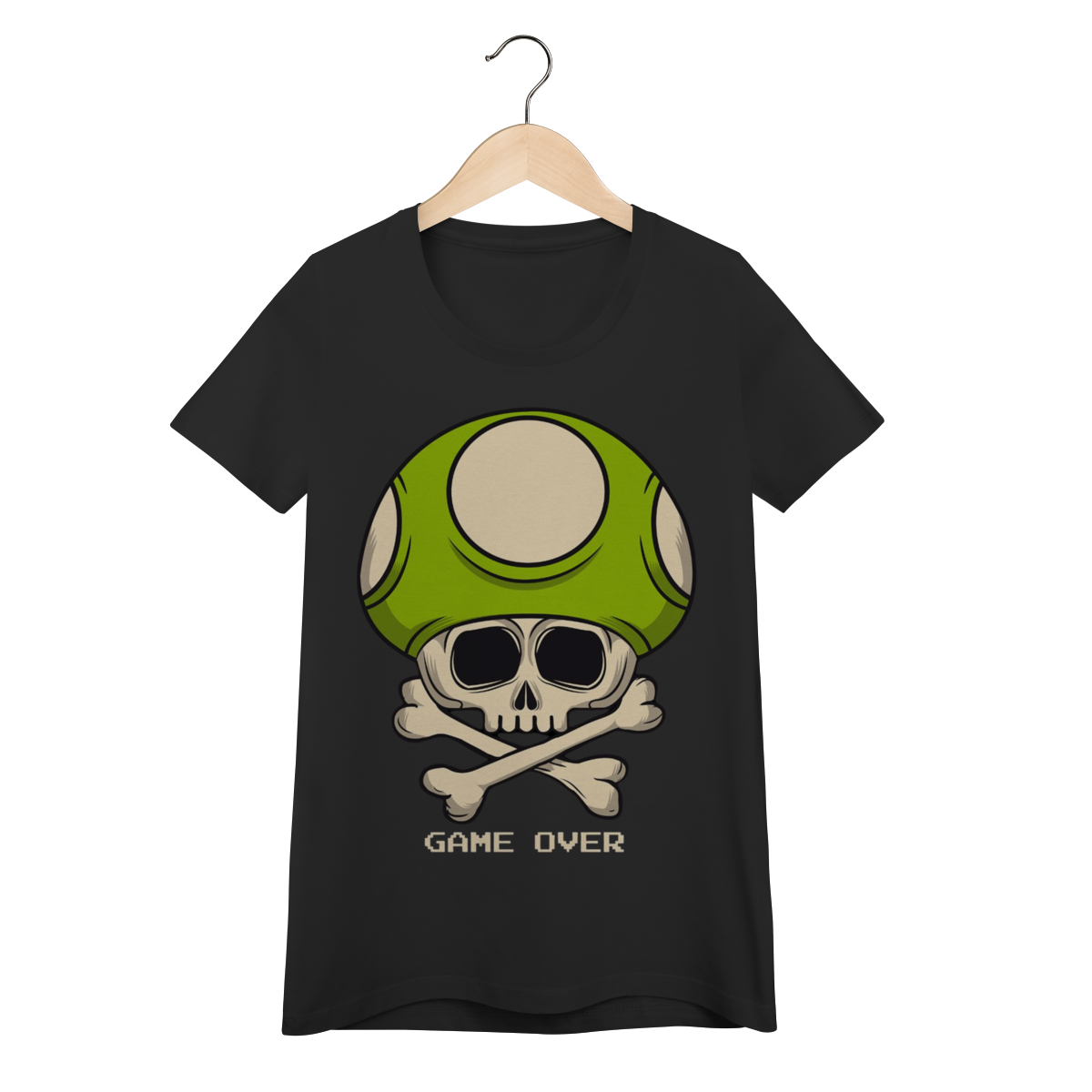Nome do produto: Baby Long Quality Dark - Game Over Geek