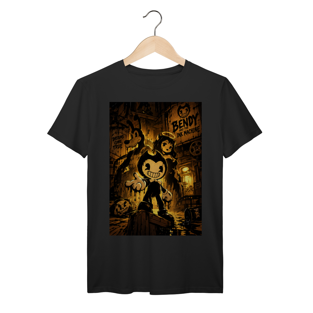 Camiseta T-Shirt Prime - Bendy and the Ink Machine
