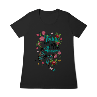 Camiseta Baby Look - Today 