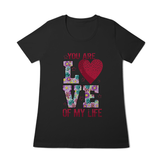 Nome do produtoCamiseta Baby Look - Love my Life