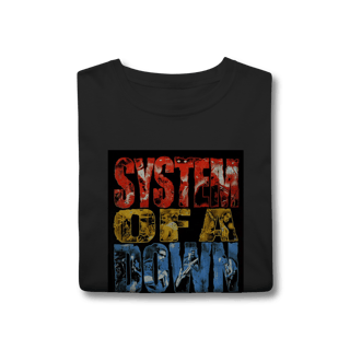 Nome do produtoCamiseta Classic Bandas - System of a Down