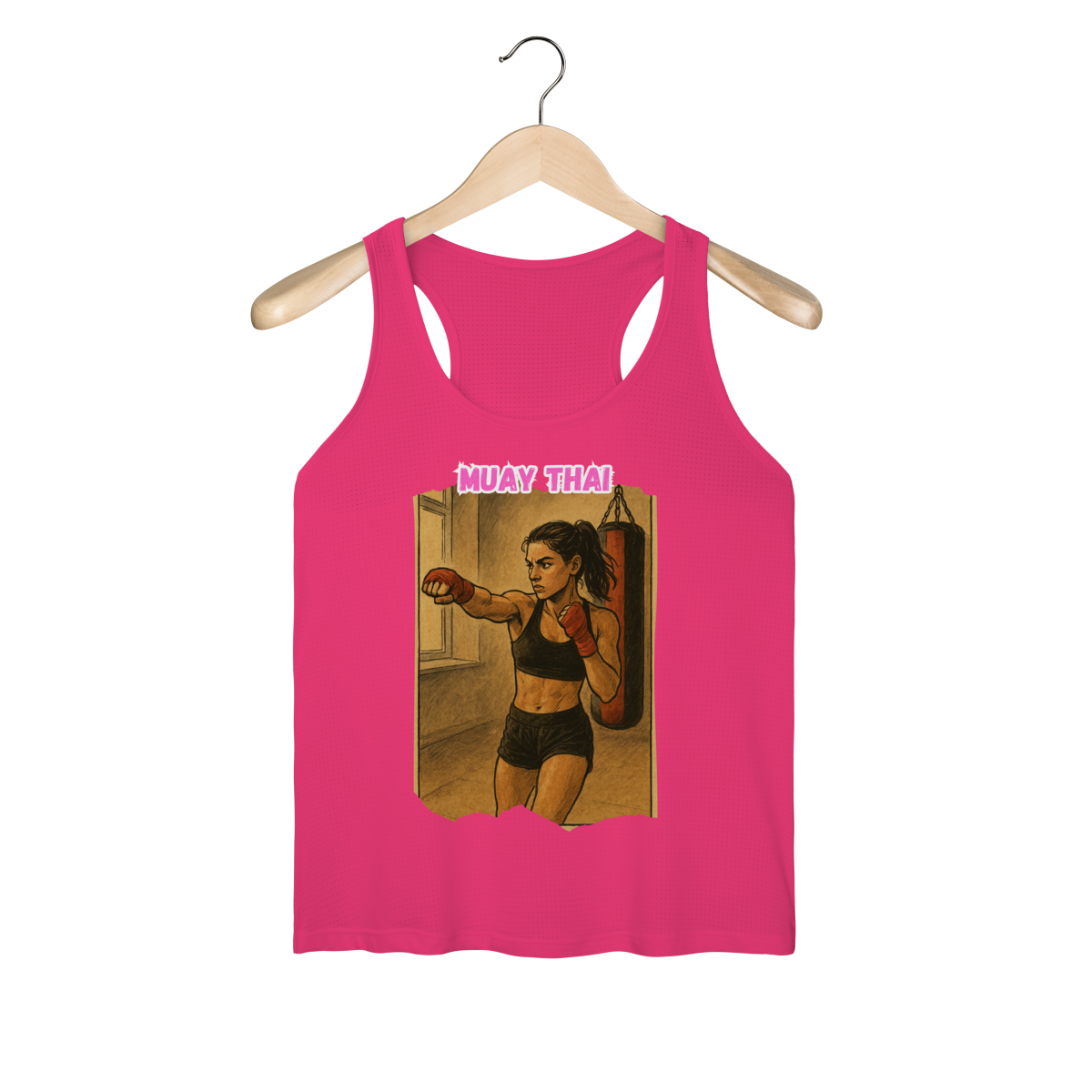 Nome do produto: Regata Feminina Esport Dry UV - Muay Thai