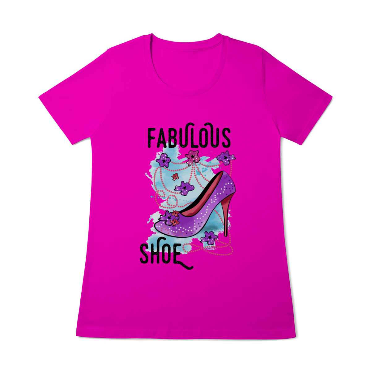 Nome do produto: Camiseta Baby Look - Fabulous Shoe