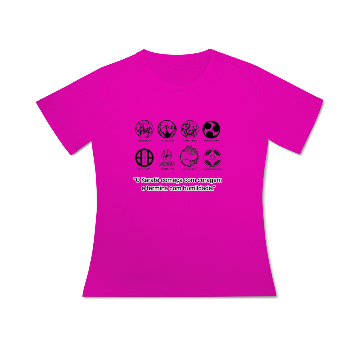 Nome do produto: Baby Look Sport Dry UV - Estilos de Karatê